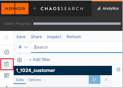 chaossearch nav menu
